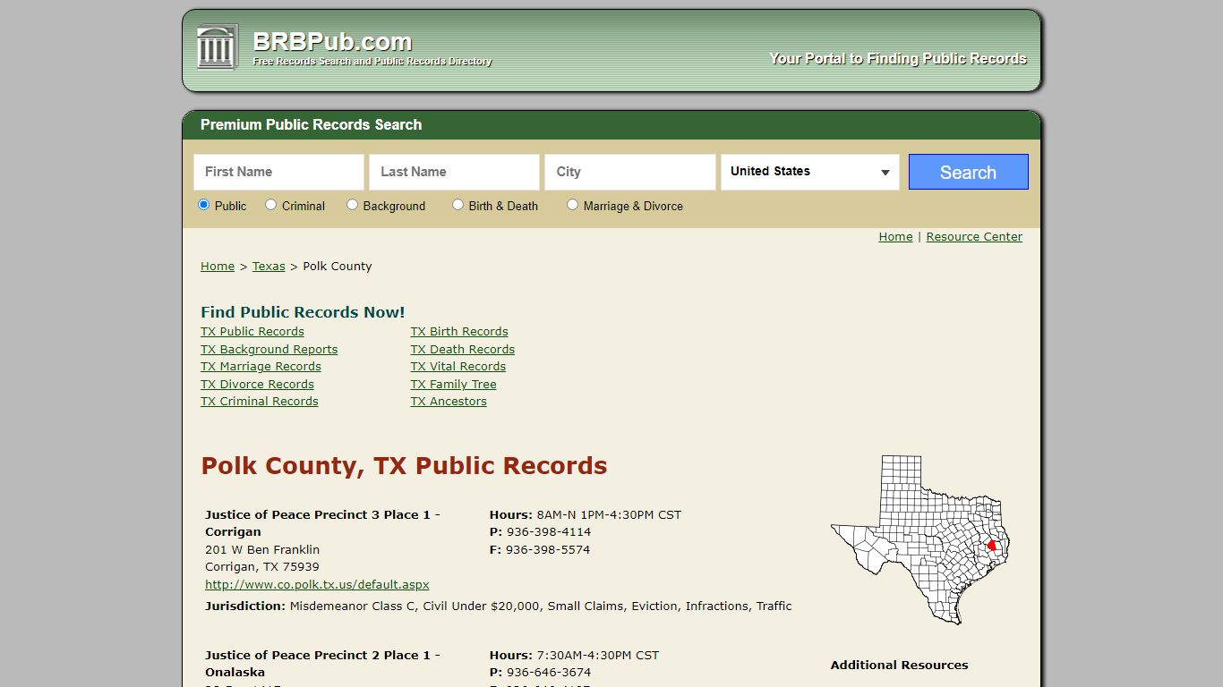 Polk County Public Records | Search Texas Government Databases